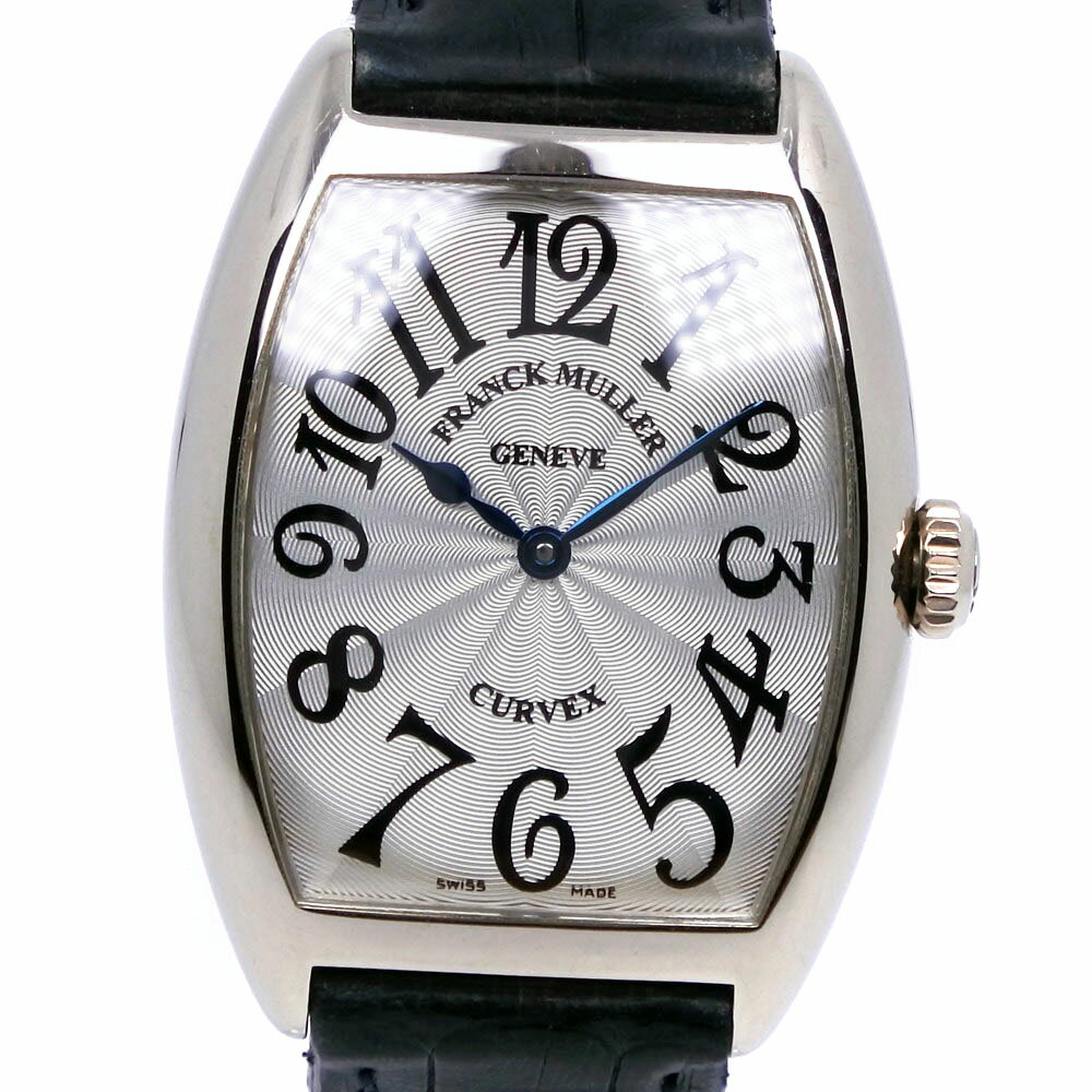 フランクミュラー FRANCK MULLER トノーカーベックス 腕時計 7502QZ K18ホワイ ...