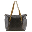 ルイ・ヴィトン LOUIS VUITTON トータリーMM トートバッグ M56689 モノグラムキャンバス フランス製 2012年 茶 FL1192 ファスナー Totally MM レディース【中古】