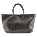 エルメス HERMES ガーデンパーティPM トートバッグ アマゾニア フランス製 茶 肩掛け 手提げ スナップボタン Garden party PM ユニセッ...