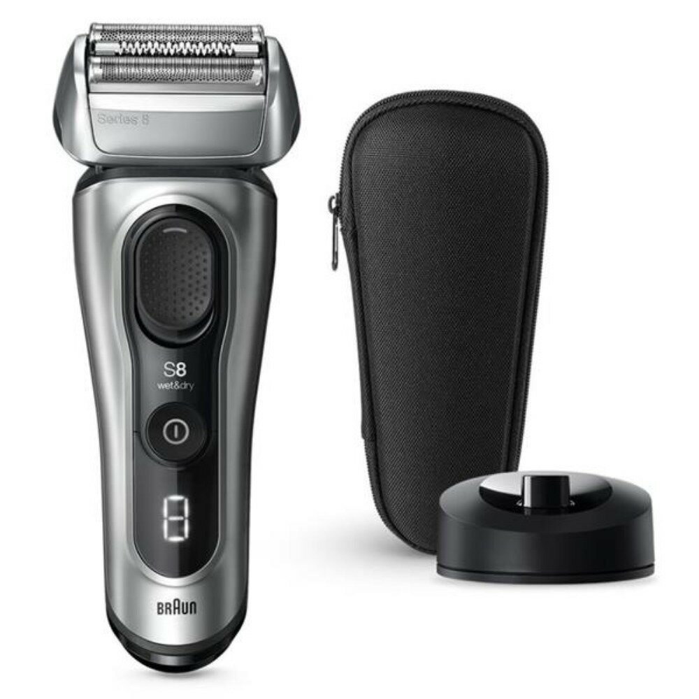 ブラウン BRAUN メンズシェーバー 理美容家電 3枚刃 充電式 series8 8517S マットシルバー Mens shavers メンズ【新品】Nランク