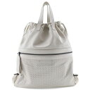 ボッテガヴェネタ BOTTEGAVENETA レッジェーロ リュック・デイパック 567222 カーフ イタリア製 アイボリー 肩掛け 手提げ 2way 巾着 ...
