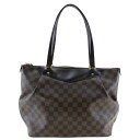 ルイ・ヴィトン LOUIS VUITTON ウェストミンスターGM ショルダーバッグ N41103 ダミエキャンバス フランス製 2013年 茶 DR0193 肩掛け A4 ファスナー Westminster GM レディース【中古】