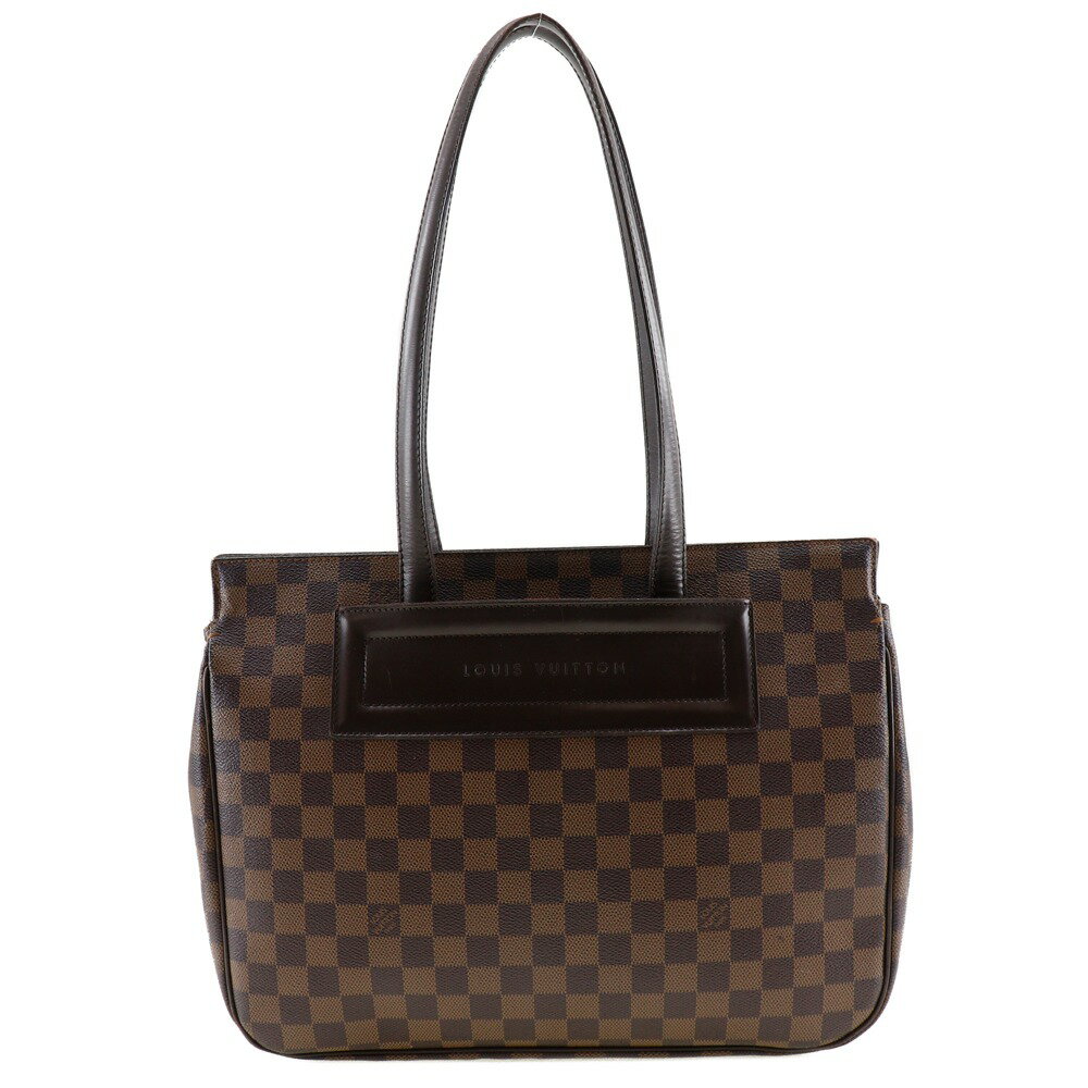 【スーパーセール10%OFF対象】ルイ・ヴィトン LOUIS VUITTON パリオリPM トートバッグ N51123 ダミエキャンバス フランス製 1999年 茶 AR0969 肩掛け 手提げ A4 マグネットタイプ Parioli PM レディース【中古】B-ランク