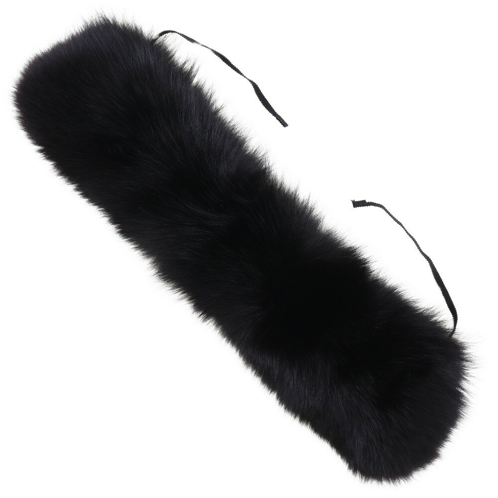 プラダ PRADA ティペット その他ファッション雑貨 フォックス イタリア製 黒 Tippet レディース【中古..