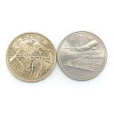 造幣局 JAPAN MINT 関空開港 日韓FIFAワールドカップ 貨幣 記念硬貨 五百円 500円硬貨 2枚 Kansai International Airport opens Japan-Korea FIFA World Cup _【未使用】Sランク