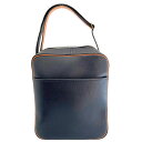 エルメス HERMES ヴィクトリア ショルダーバッグ アルデンヌ フランス製 1985年 黒 〇O 肩掛け A4 ファスナー Victoria ユニセックス【...