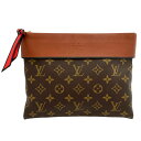 ルイ・ヴィトン LOUIS VUITTON ポシェット・テュイルリー クラッチバッグ M64035 モノグラムキャンバス スペイン製 2017年 CA2177 A5 ファスナー Pochette Tuileries ユニセックス【中古】Aランク