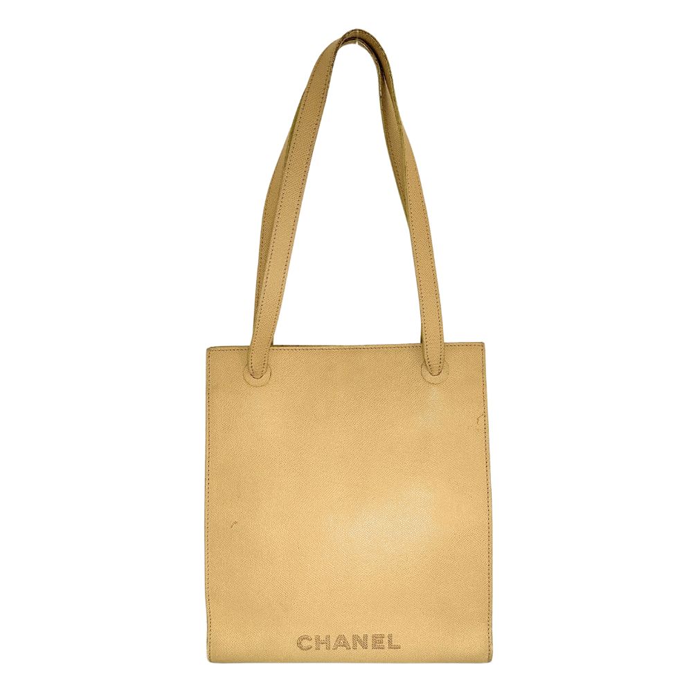 楽天質にしきの【ブランド販売・買取】【ファッションセール10％OFF対象】シャネル CHANEL ロゴ ショルダーバッグ レザー イタリア製 1998年 肩掛け A4 スナップボタン logo レディース【中古】B-ランク