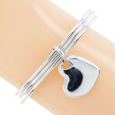 【10%OFF-セール対象商品】ティファニー TIFFANY&Co. ダブルハート バングル 3連 シルバー925 アメリカ製 約23.6g Double he...