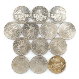 造幣局 Japan MINT 皇太子殿下御成婚記念 御在位10年/20年 貨幣 記念硬貨 五百円 500円硬貨 13枚 Commemorating the wedding of His Imperial Highness the Crown Prince, 10th/20th anniversary of his reign _【中古】A+ランク