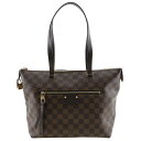 ルイ・ヴィトン LOUIS VUITTON イエナPM トートバッグ N41012 ダミエキャンバス フランス製 2018年 茶 FL4138 A4 ファスナー Jena PM レディース【中古】Aランク