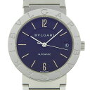 ブルガリ BVLGARI ブルガリブルガリ 腕時計 BB33SS ステンレススチール スイス製 自動巻き 黒文字盤 Bulgari Bulgari ボーイズ【中古】A-ランク