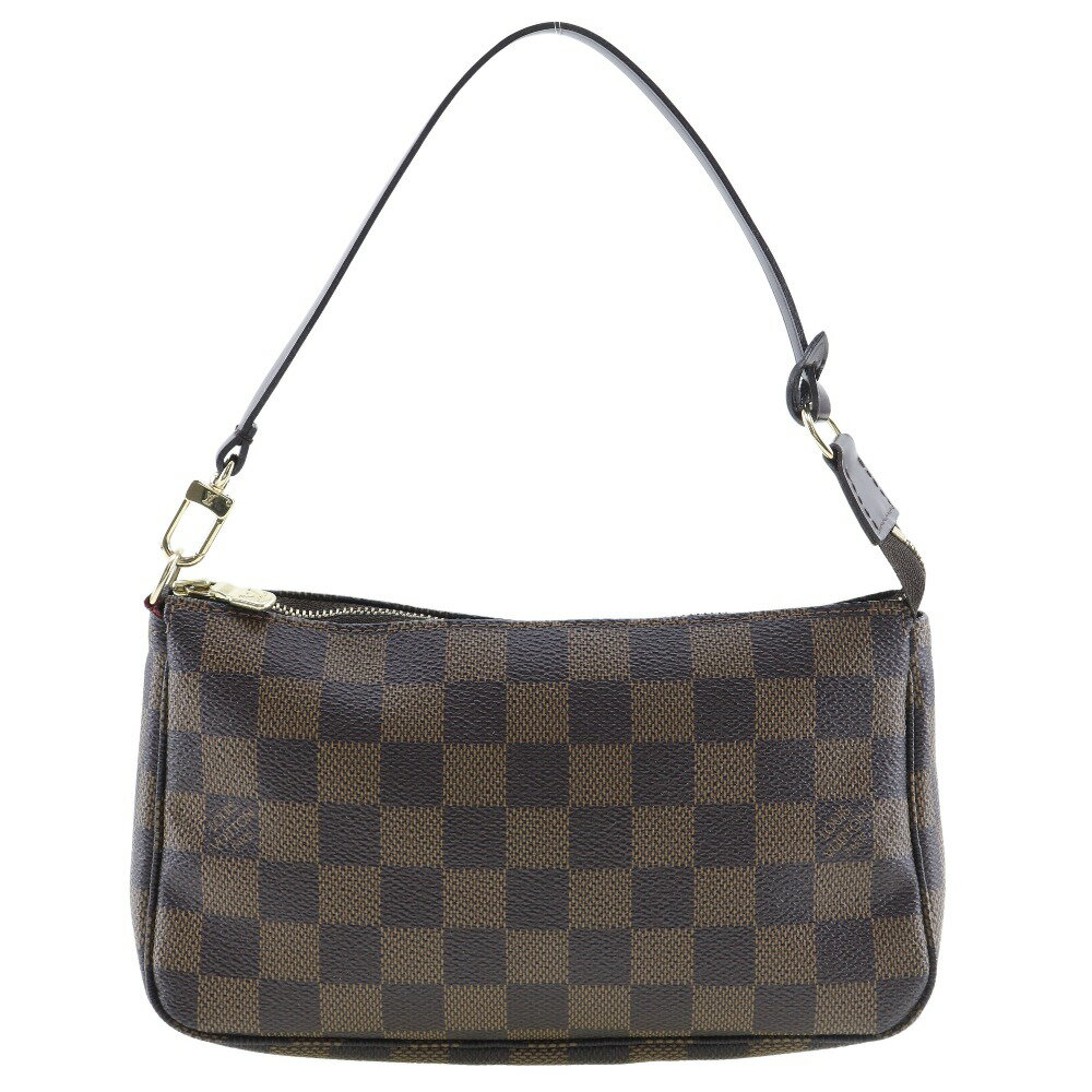 ルイ・ヴィトン LOUIS VUITTON アクセサリーポーチ ポーチ N51983 ダミエキャンバス スペイン製 2010年 CA0180 ファスナー Accessory pouch レディース【中古】A+ランク