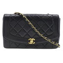 シャネル CHANEL チェーンショルダー ショルダーバッグ ラムスキン 1993年 斜め掛け A5 ターンロック ChainShoulder レディース【中古...