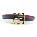 【全商品ポイント5倍】エルメス HERMES リバーシブル ベルト クシュベル×スイフト ブルーインディゴ/ルージュヴィフ フランス製 1994年 〇X rev...