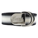 グッチ GUCCI ベルト 189812 キャンバス×レザー×金属製 メンズ【中古】