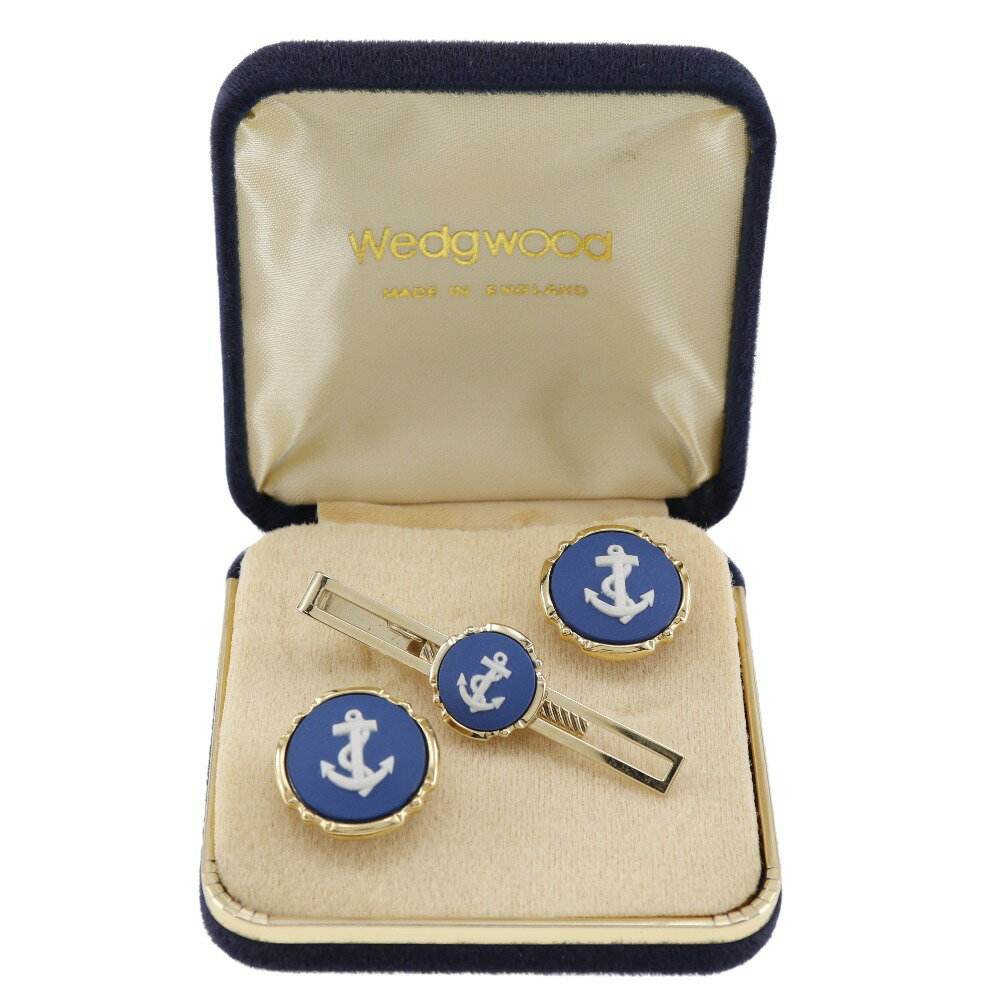 ウェッジウッド Wedgwood タイピン タイピン カフス 金メッキ Tie pin レディース【中古】A-ランク