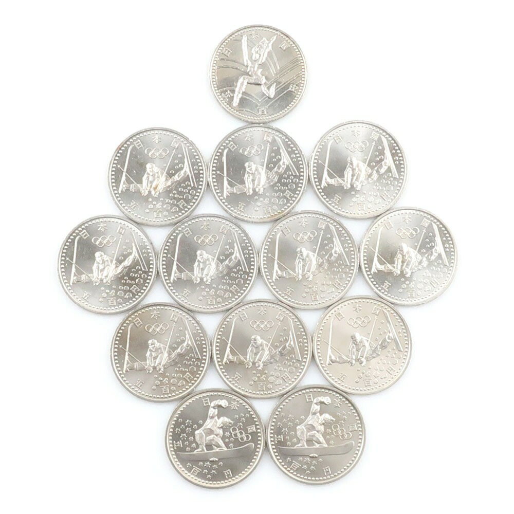 造幣局 Japan MINT 長野オリンピック アジア競技大会1994 貨幣 記念硬貨 五百円 500円硬貨 13枚 Nagano Olympics Asian Games 1994 _【中古】A+ランク