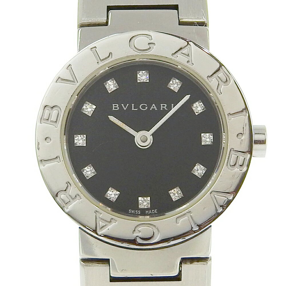 ブルガリ BVLGARI ブルガリブルガリ 腕時計 12Pダイヤ BB23SS ステンレススチール× ...