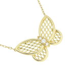 【ファッションセール10%OFF対象】ヴァンクリーフ&アーペル Van Cleef & Arpels パピヨン ネックレス K18イエローゴールド×ダイヤモンド...
