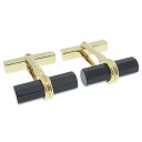 ティファニー TIFFANY&Co. カフス K14イエローゴールド×オニキス メンズ【中古】A-ランク