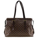 【ファッションセール10%OFF対象】ルイ・ヴィトン LOUIS VUITTON チェルシー ショルダーバッグ N51119 ダミエキャンバス フランス製 TH...