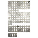 造幣局 Japan MINT 旧50円玉 穴なし 貨幣 昭和30年〜33年 50円硬貨 135枚 Old 50 yen coin without hole _【...