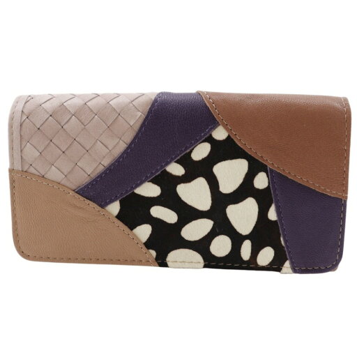 エンディミオン・スプリング Endymion Spring 本革パッチワーク 長財布 ピンク系 スナップボタン Genuine leather patchwork レディース【中古】A+ランク エンディミオン・スプリング Endymion Spring 本革パッチワーク 長財布 ピンク系 スナップボタン Genuine leather patchwork レディース【中古】A+ランク