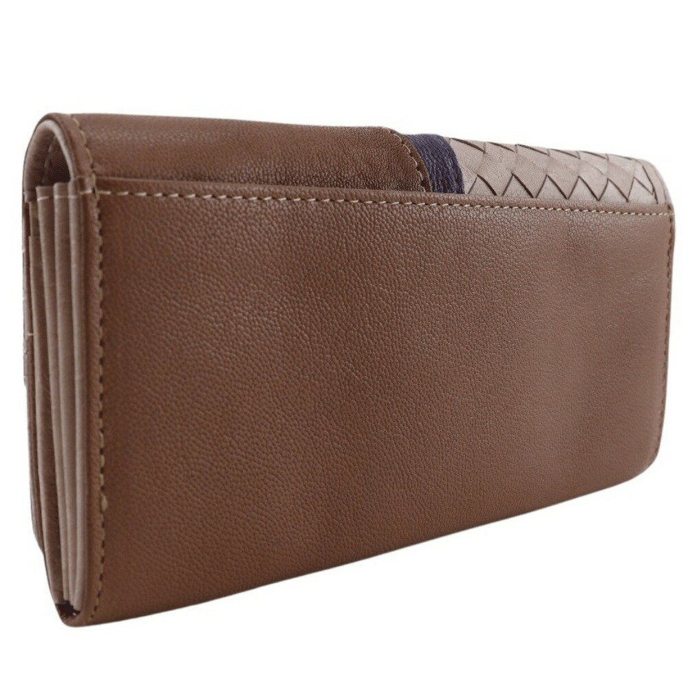 エンディミオン・スプリング Endymion Spring 本革パッチワーク 長財布 ピンク系 スナップボタン Genuine leather patchwork レディース【中古】A+ランク