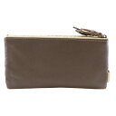 エンディミオン・スプリング Endymion Spring 本革財布 長財布 ブラウン スナップボタン Genuine Leather Wallet ユニセック...