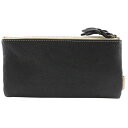 エンディミオン・スプリング Endymion Spring 本革財布 長財布 ブラック スナップボタン Genuine Leather Wallet ユニセック...