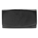 ルイ・ヴィトン LOUIS VUITTON エーゲ クラッチバッグ オペラライン M63962 レザー ノワール フランス製 1991年 黒 MI0901 A5...