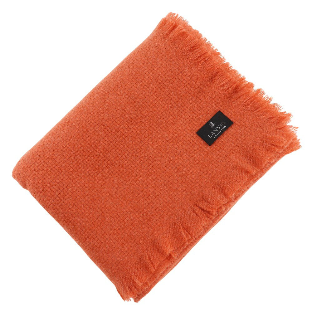 ランバン LANVIN ストール オレンジ レディース【中古】A-ランク