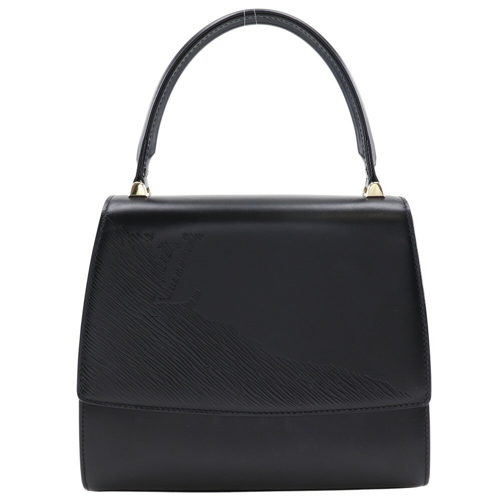 【スーパーセール10%OFF対象】ルイ・ヴィトン LOUIS VUITTON アテネ ハンドバッグ オペラライン M63902 エピレザー フランス製 1994年 黒 MI1914 手提げ スナップボタン Athens レディース【中古】A-ランク