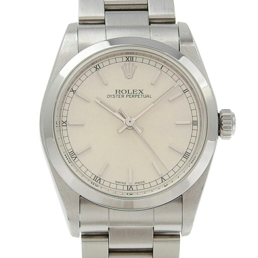ロレックス ROLEX オイスターパペチュアル 腕時計 cal.2230 77080 ステンレススチール スイス製 自動巻き シルバー文字盤 oyster perpetual ボーイズ【中古】 ロレックス ROLEX オイスターパペチュアル 腕時計 cal.2230 77080 ステンレススチール スイス製 自動巻き シルバー文字盤 oyster perpetual ボーイズ【中古】