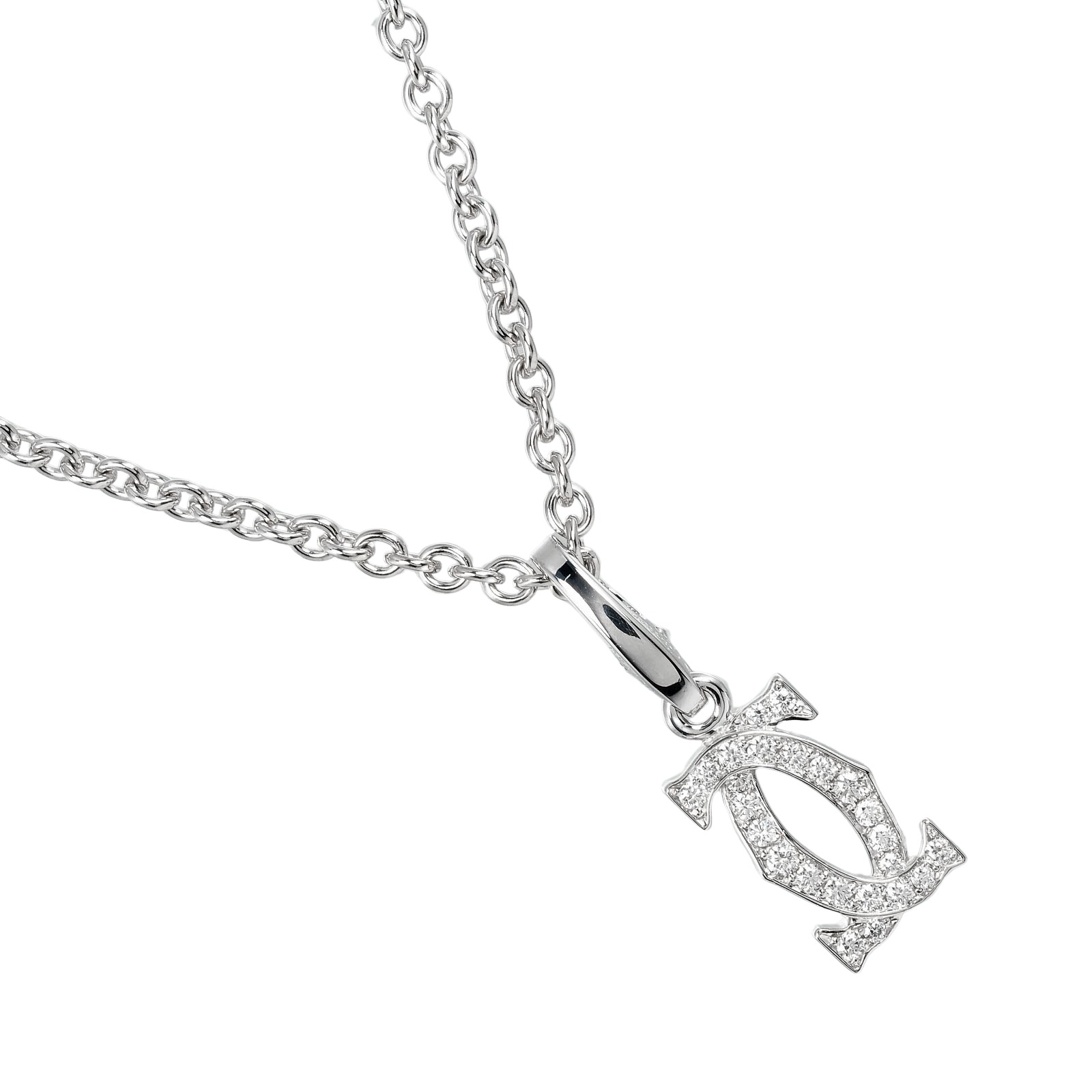 Cartier カルティエ 2C ロゴ チェーン ネックレス|カルティエ Cartier カルティエ 2C ロゴ チェーン ネックレス|カルティエ