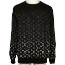 ルイ・ヴィトン LOUIS VUITTON モノグラム グラディエント セーター グラデーション RM232Q USO HKN44W コットン イタリア製 黒 ...
