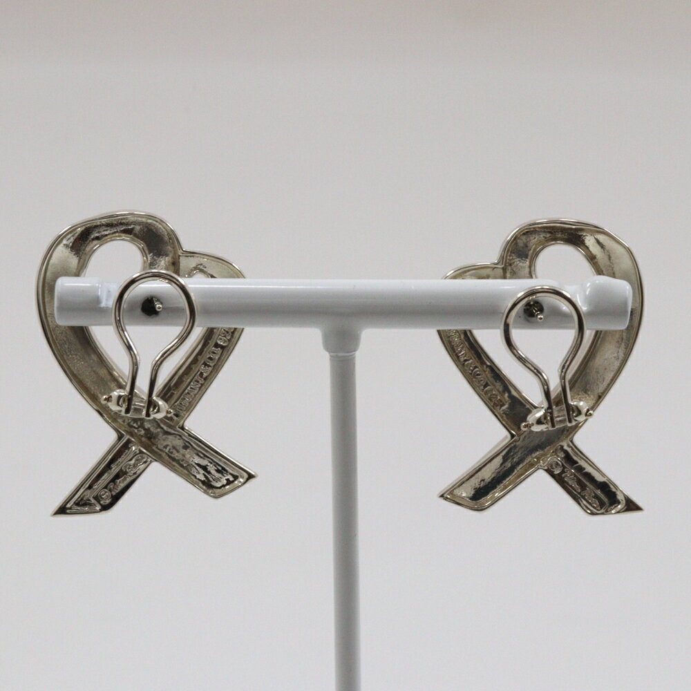 ティファニー TIFFANY&Co. ラビングハート ピアス ラージ パロマ・ピカソ シルバー925 約12.4g Loving heart レディース【中古】Aランク