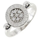ブルガリ BVLGARI ラピス 9号 リング・指輪 K18ホワイトゴールド×ラピスラズリ イタリア製 約6.0g Lapis レディース【中古】Aランク