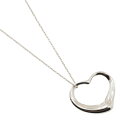 ティファニー TIFFANY&Co. オープンハート ラージ ネックレス エルサ・ペレッティ シルバー925 スペイン製 約16.1g Open Heart Large レディース【中古】A-ランク