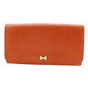 エンディミオン・スプリング Endymion Spring 本革財布 長財布 オレンジ マグネットタイプ Genuine Leather Wallet レディー...