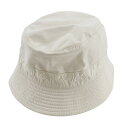エルメス HERMES バケットハット ハット Hロゴ刺繍 ポリエステル×ナイロン フランス製 オフホワイト Bucket hat レディース【中古】(4)
