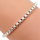 ティファニー TIFFANY&Co. ベネチアン ブレスレット シルバー925 約14g Venetian ユニセックス【中古】