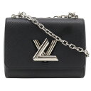 ルイ・ヴィトン LOUIS VUITTON ツイストPM ショルダーバッグ チェーンショルダー M21118 エピレザー ノワール フランス製 2018年 黒 ...