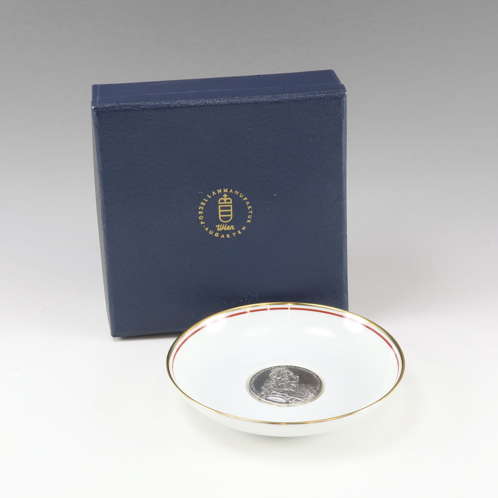 アウガルテン Augarten 1000 Jahre ?sterreich Edition 1996 オブジェ オーストリア 1000年 貨幣【中古】A+ランク