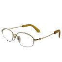 眼鏡フレーム メガネ ※度入り K18イエローゴールド Eyeglass frames メンズ【中古】A-ランク