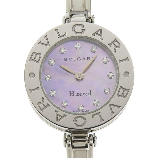 ブルガリ BVLGARI B-zero1 腕時計 ビーゼロワン 12Pダイヤ BZ22S ステンレススチール スイス製 クオーツ アナログ表示 ブルーシェル文字盤 B-zero1 レディース【中古】A-ランク ブルガリ BVLGARI B-zero1 腕時計 ビーゼロワン 12Pダイヤ BZ22S ステンレススチール スイス製 クオーツ アナログ表示 ブルーシェル文字盤 B-zero1 レディース【中古】A-ランク