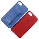 ランバンオンブルー LANVIN en Bleu リボン スマホケース iphone7&8用 apple純正ケースおまけ プラスチック 青 リボン ribbon...