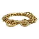 シャネル CHANEL チェーンベルト ベルト ココマーク ヴィンテージ 金メッキ Chain belt レディース【中古】