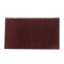 【スーパーセール10%OFF対象】エルメス HERMES ヴィジョン 手帳カバー リザード フランス製 1987年 ワインレッド 〇Q オープン Vision ...